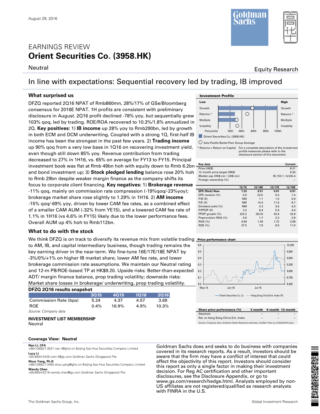 Orient Securities Co. (3958.HK)