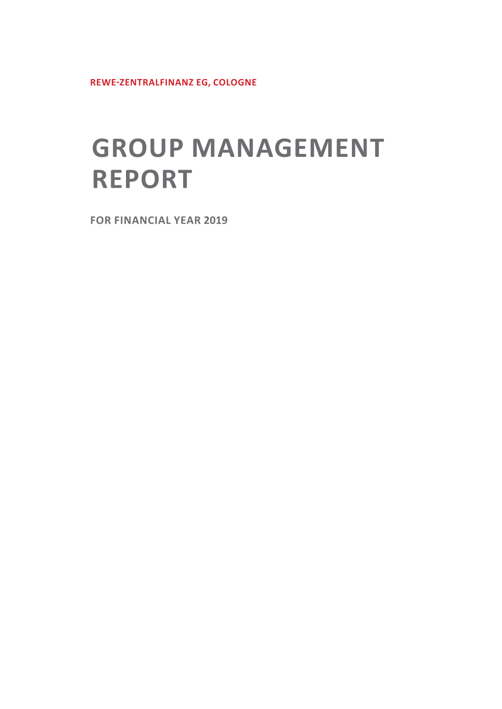 Management Report