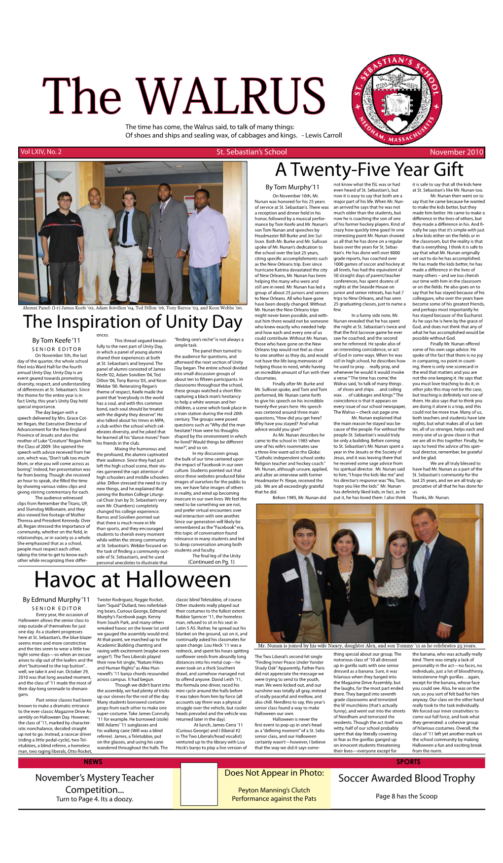 Havoc at Halloween by Edmund Murphy ‘11 Twister Rodriguez, Reggie Rocket, Classic Blind Teletubbie, of Course