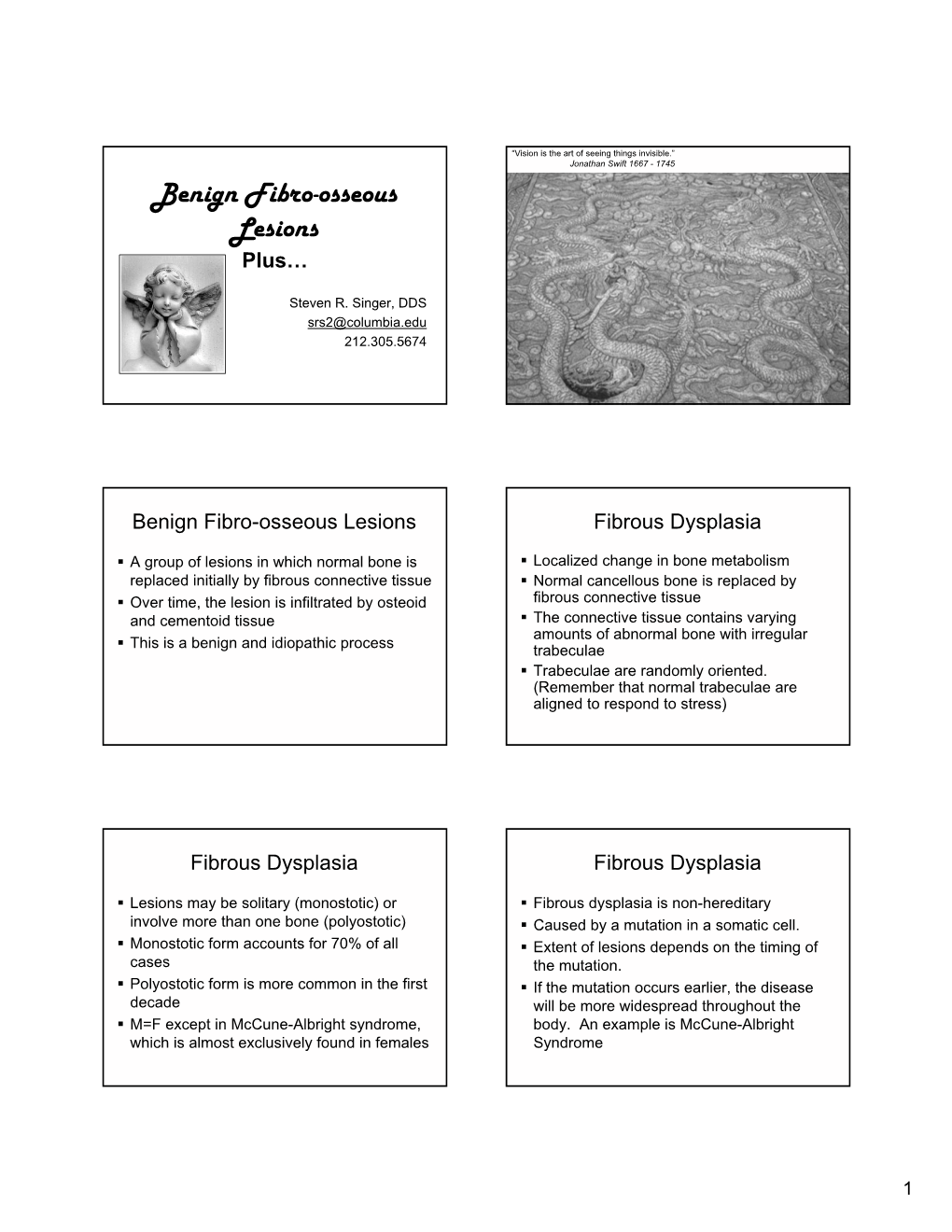 Benign Fibro-Osseous Lesions Plus…