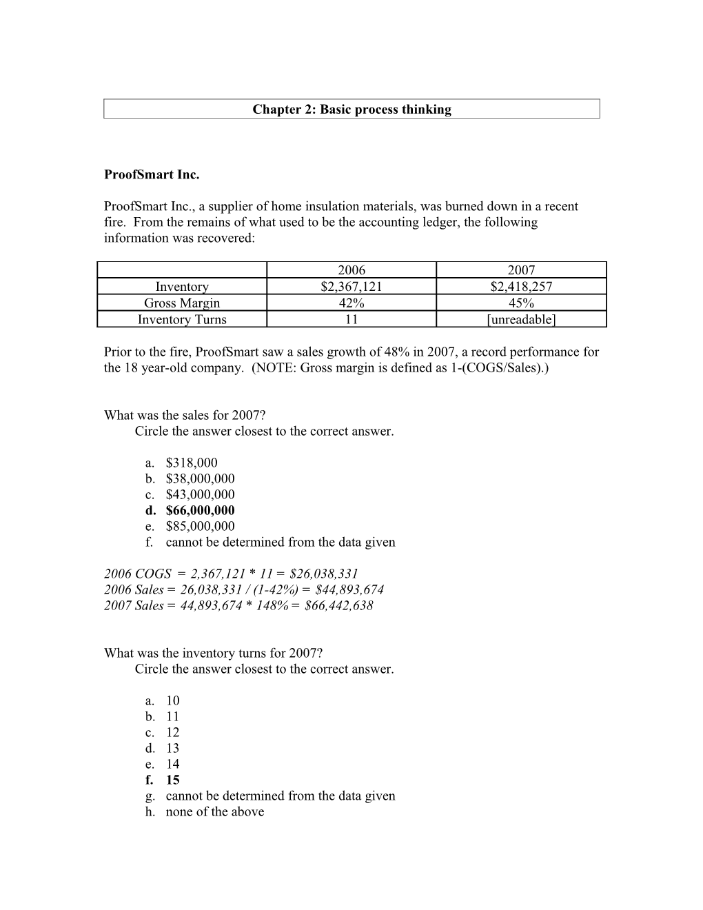 Chapter 2: Basic Process Thinking