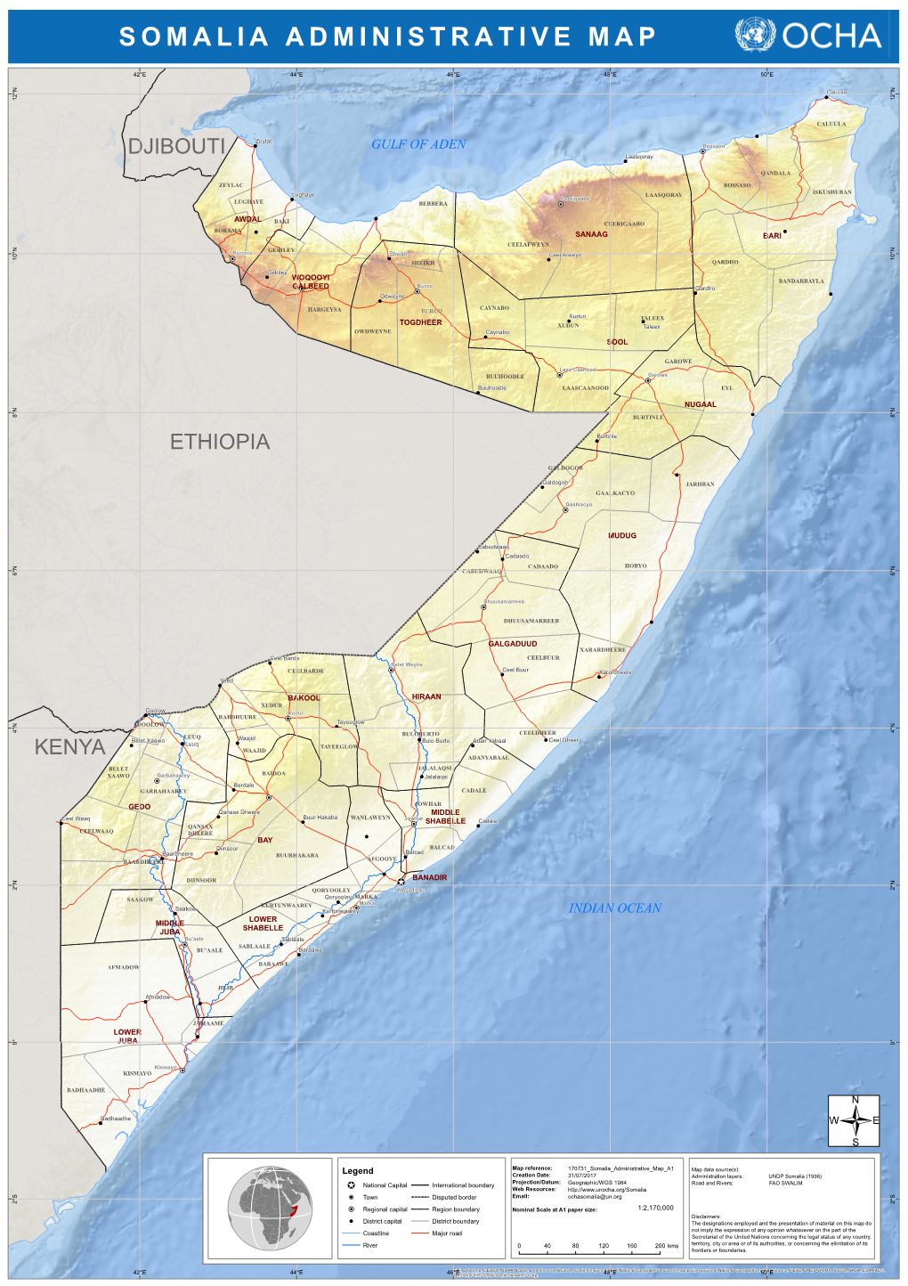 Somalia Administrative