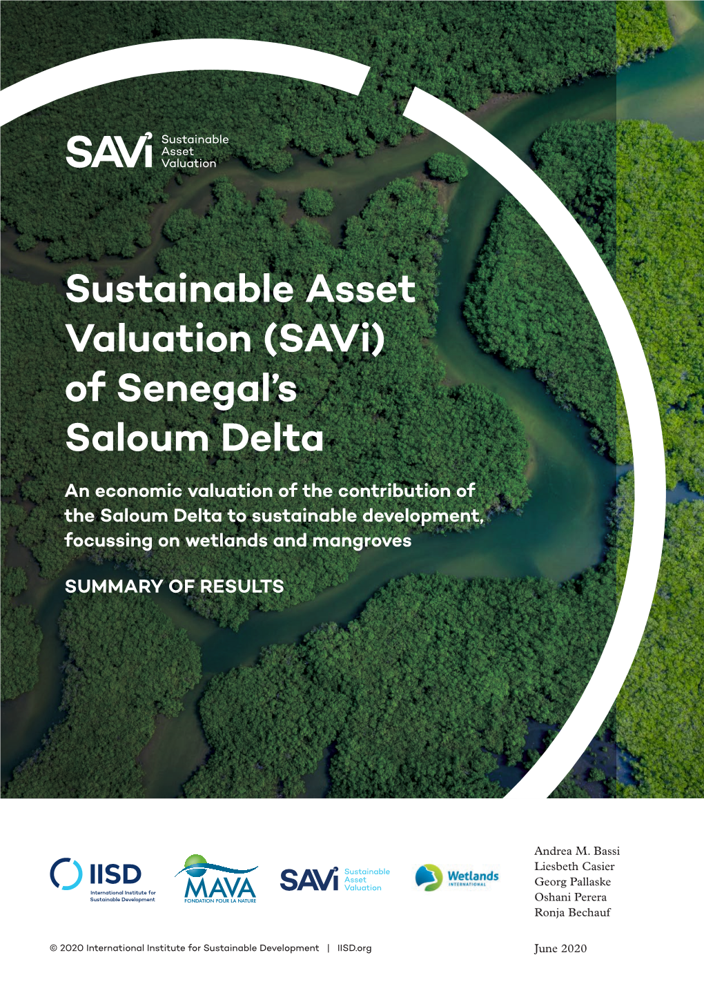 Sustainable Asset Valuation (Savi) of Senegal's Saloum Delta