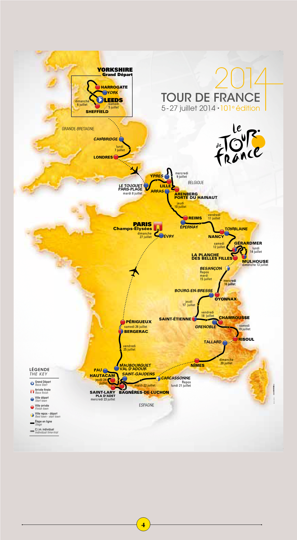 TOUR DE FRANCE 6 Juillet Samedi 5 Juillet SHEFFIELD