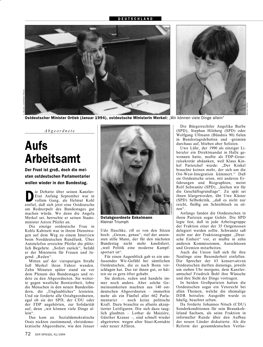 Aufs Arbeitsamt“