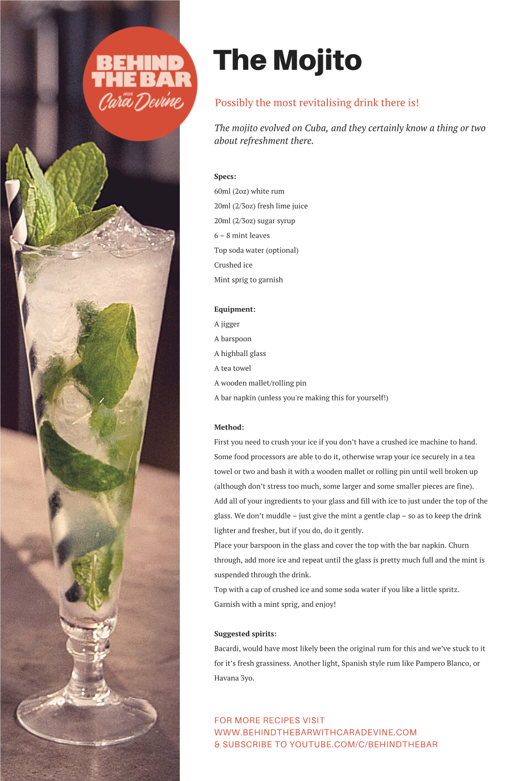 Mojito Recipe