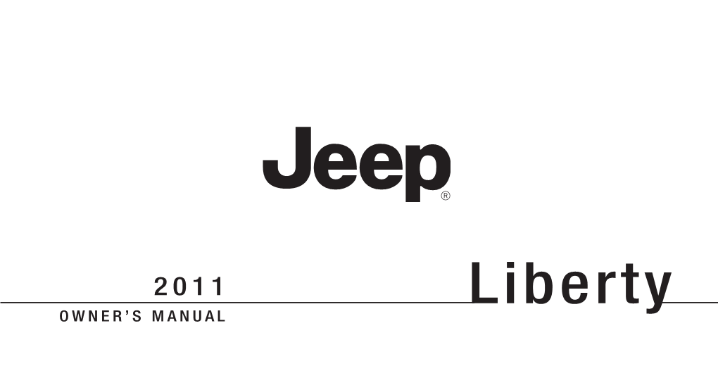 2011 Jeep Liberty Owner's Guide