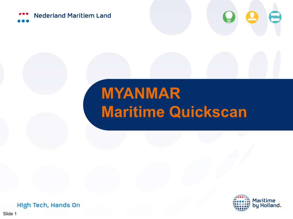 MYANMAR Maritime Quickscan