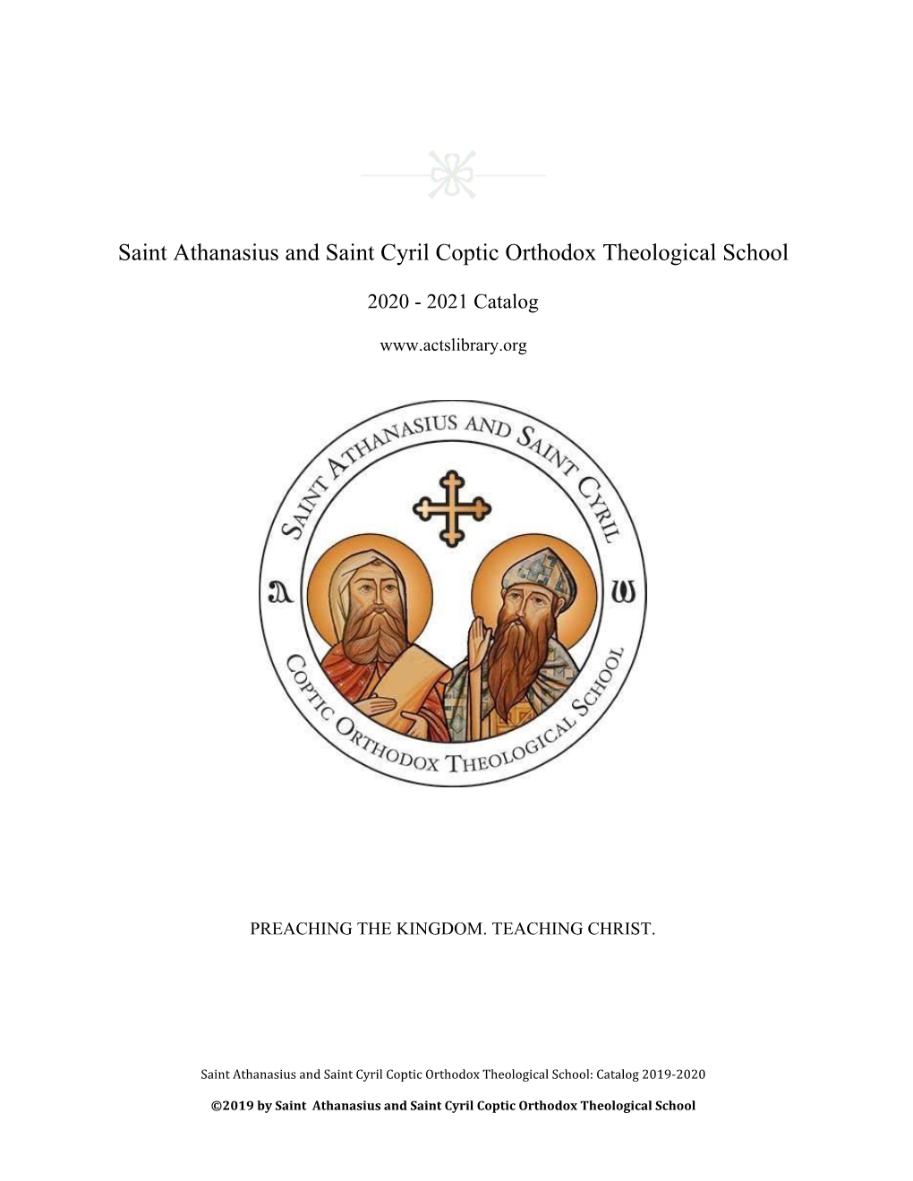 Saint Athanasius and Saint Cyril Coptic Orthodox Theological School