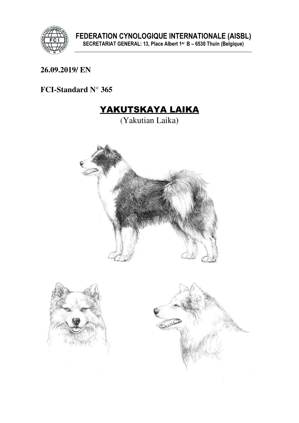 YAKUTSKAYA LAIKA (Yakutian Laika)