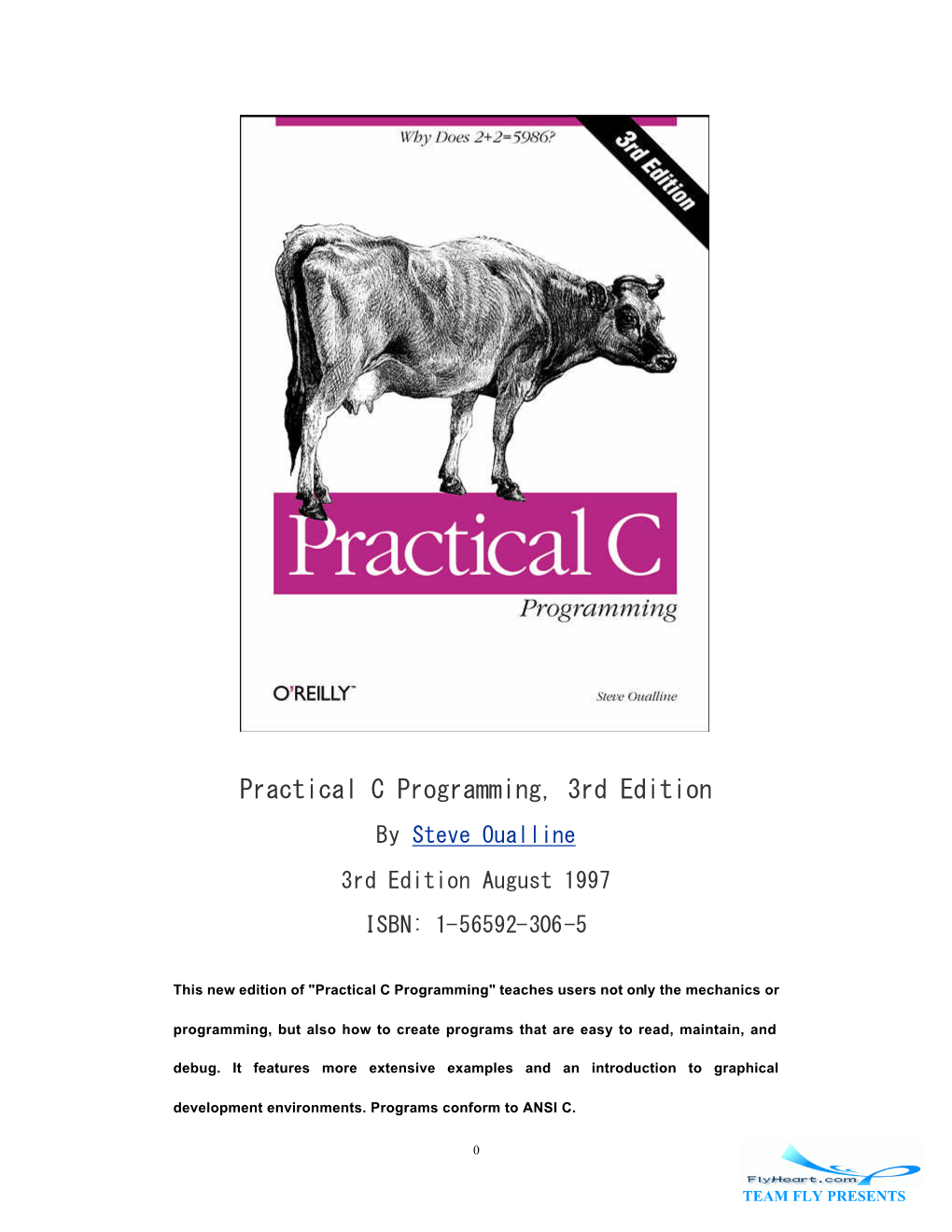 Practical C Programming, 3Rd Edition