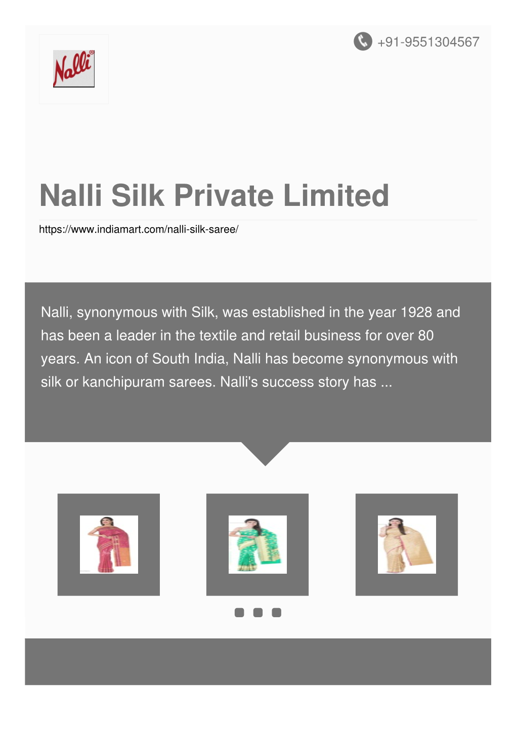 Nalli Silk Private Limited