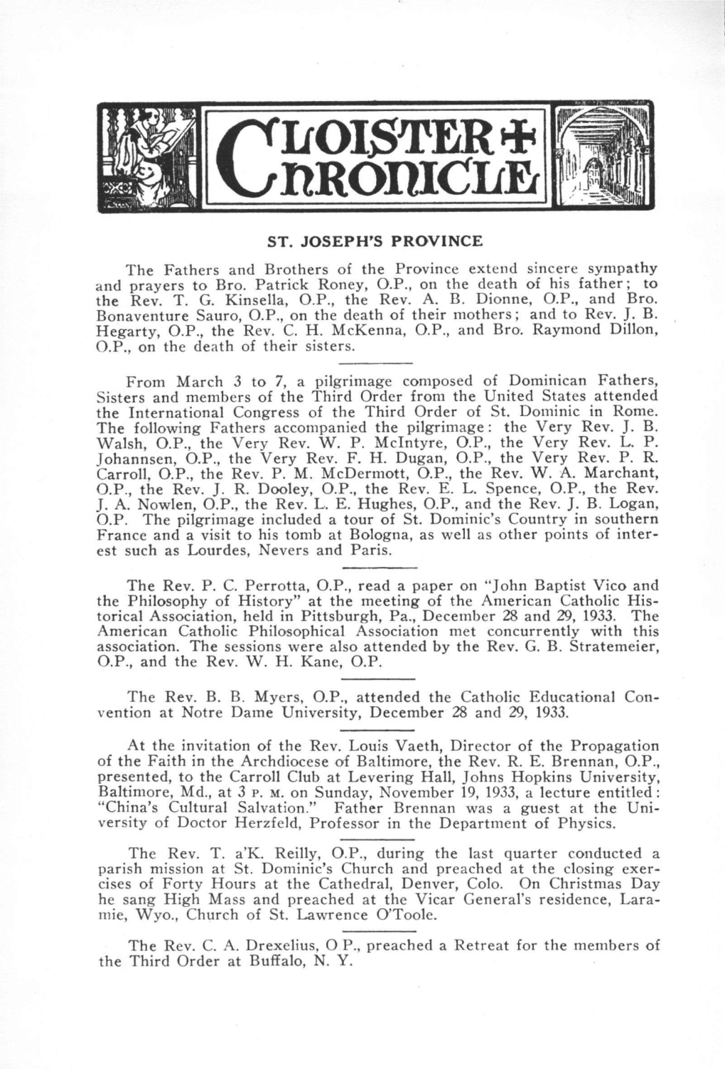 Cloister Chronicle 65