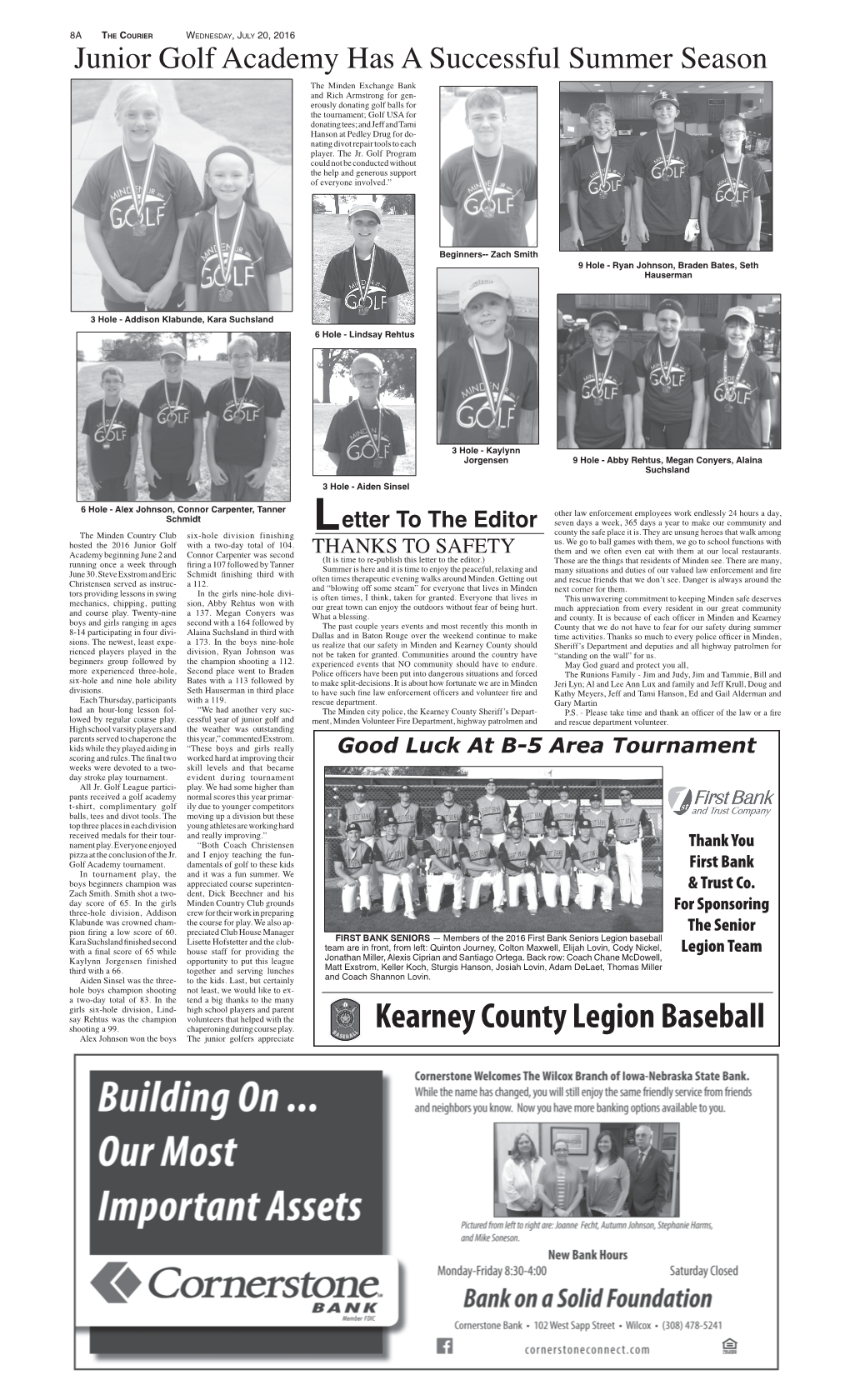 Kearney County Legion Baseball
