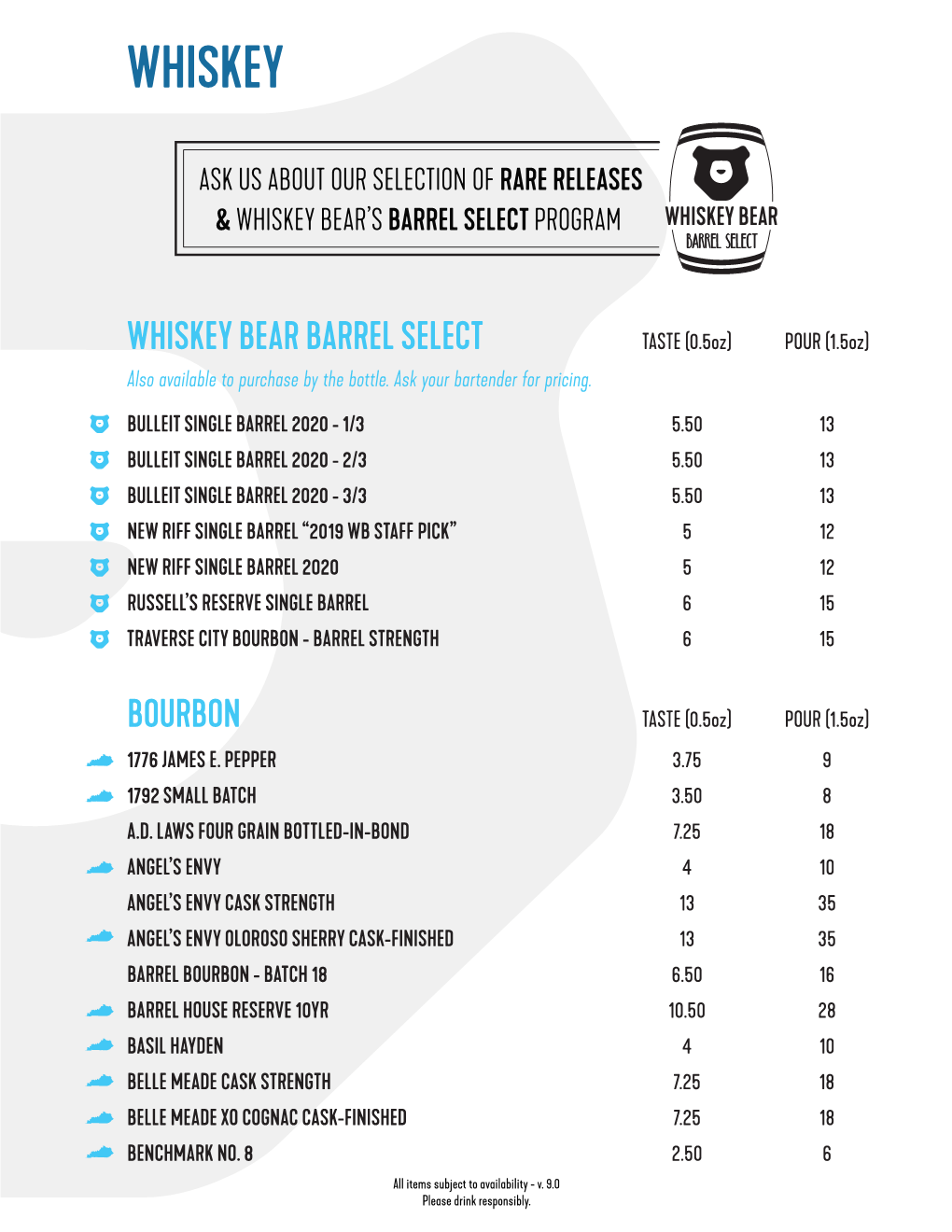 Whiskey Bear’S Barrel Select Program