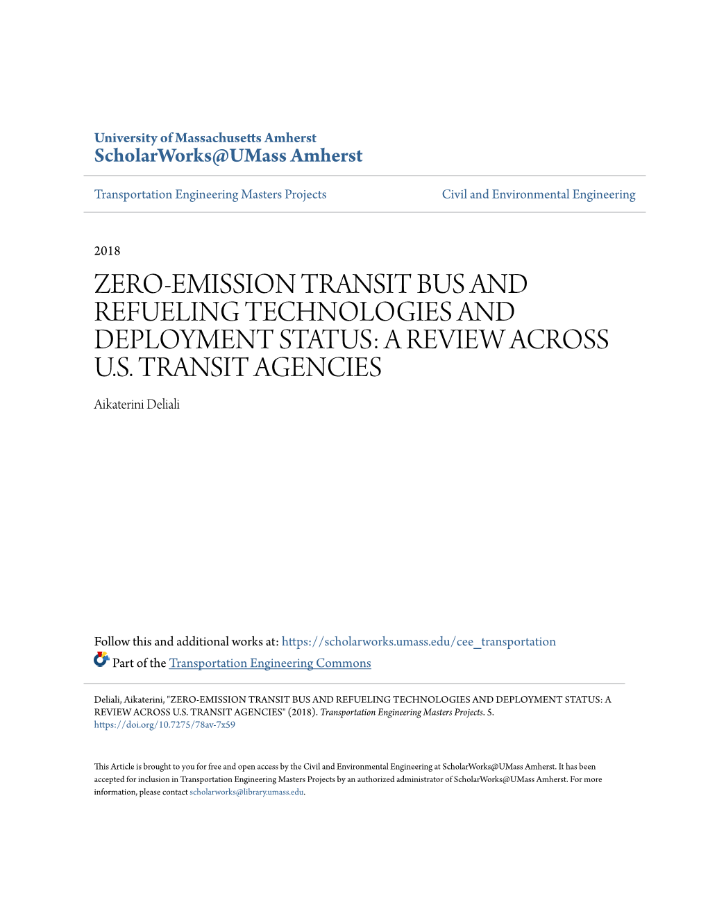 A Review Across Us Transit Agencies