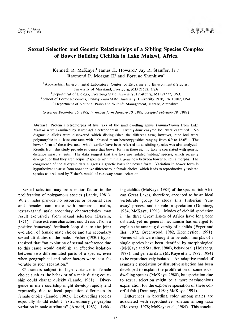 Evidence for Adaptation, Reinforcement Or Sexual Selection