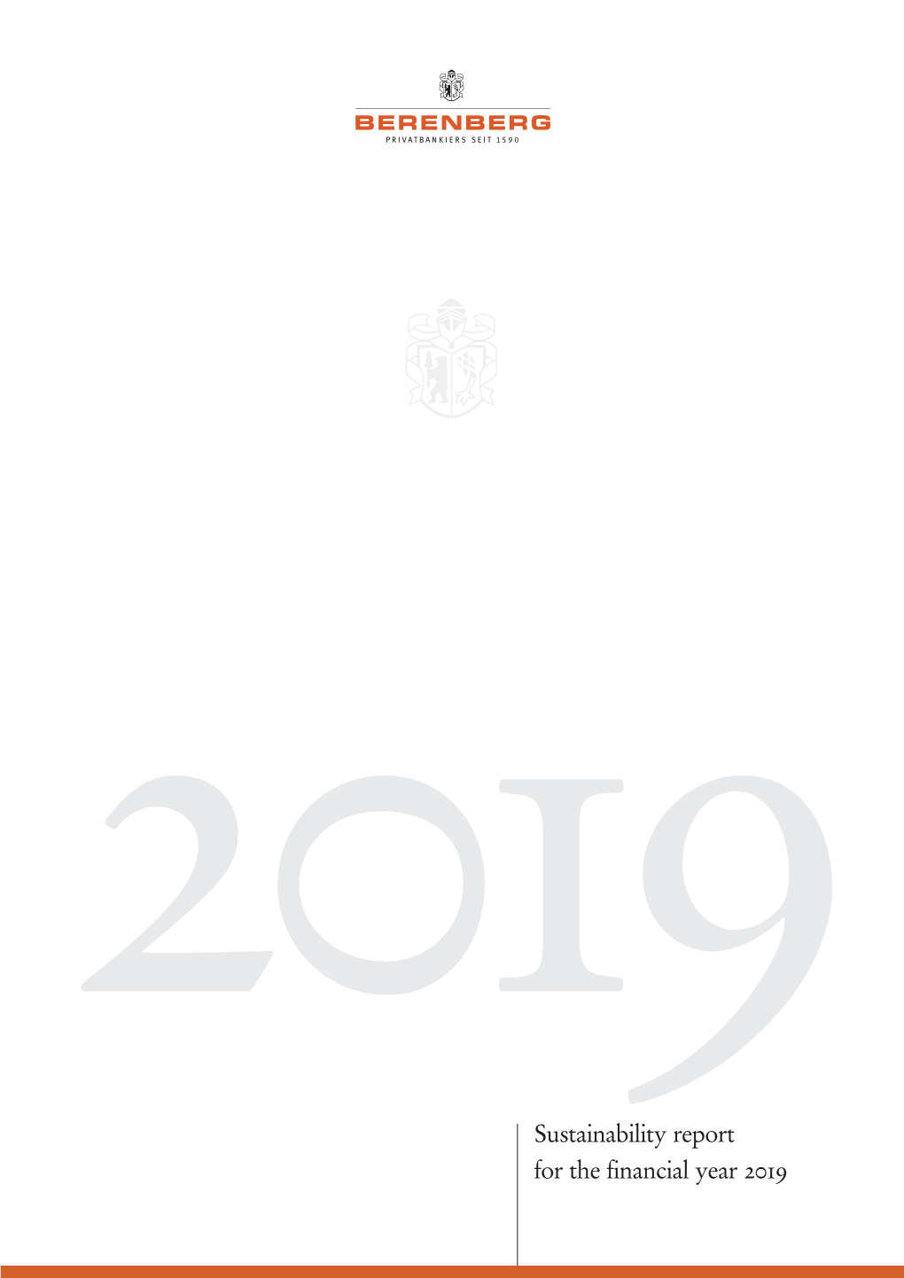 Berenberg Sustainability Report 2019