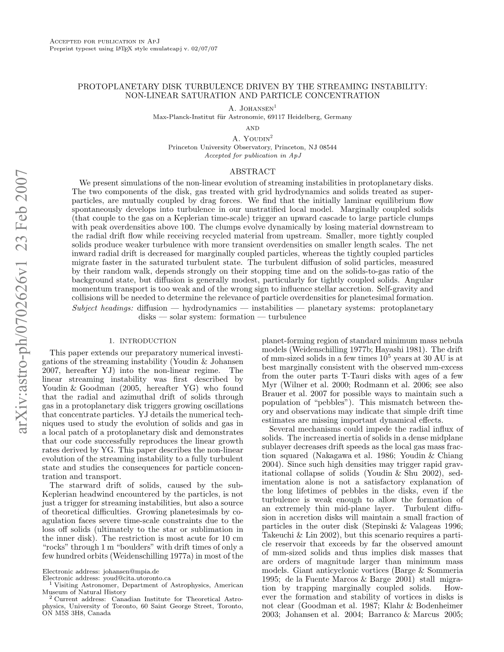 Protoplanetary Disk Turbulence Driven by the Streaming Instability: Non-Linear Saturation and Particle Concentration