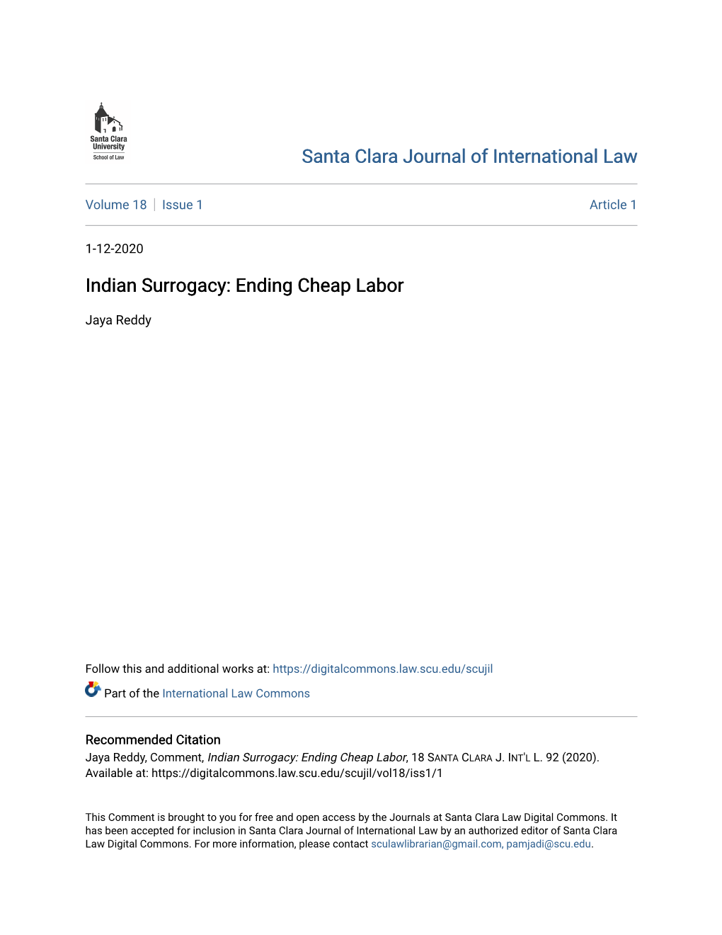 Indian Surrogacy: Ending Cheap Labor