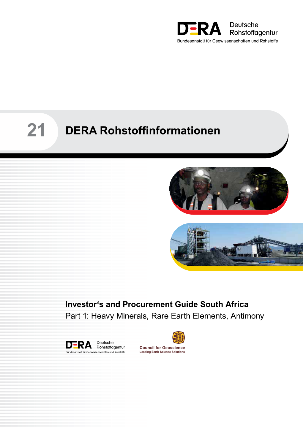 Investors and Procurement Guide South Africa. Part 1: Heavy Minerals, Rare Earth Elements, Antimony