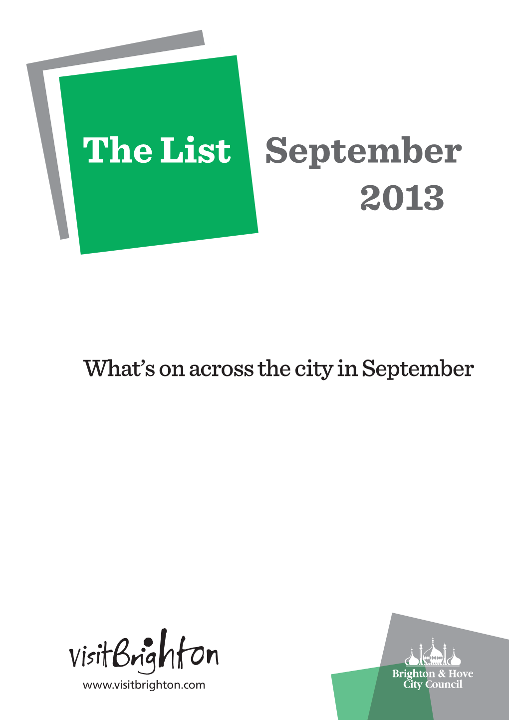 The List September 2013