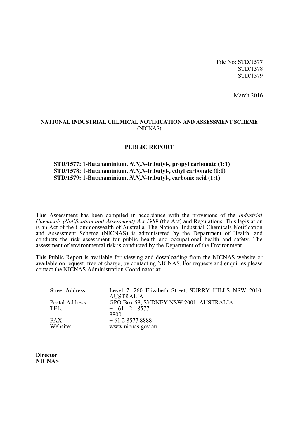 National Industrial Chemical Notification and Assessment Scheme