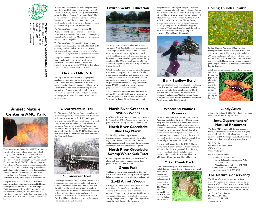County Parks Brochure