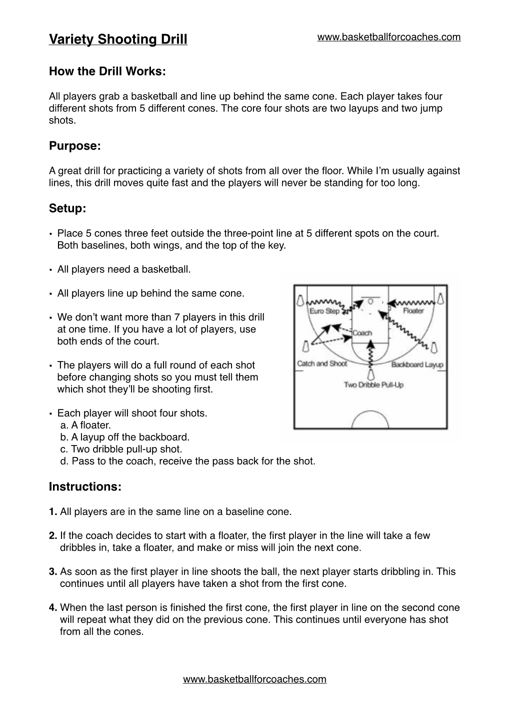 Variety Shooting Drill