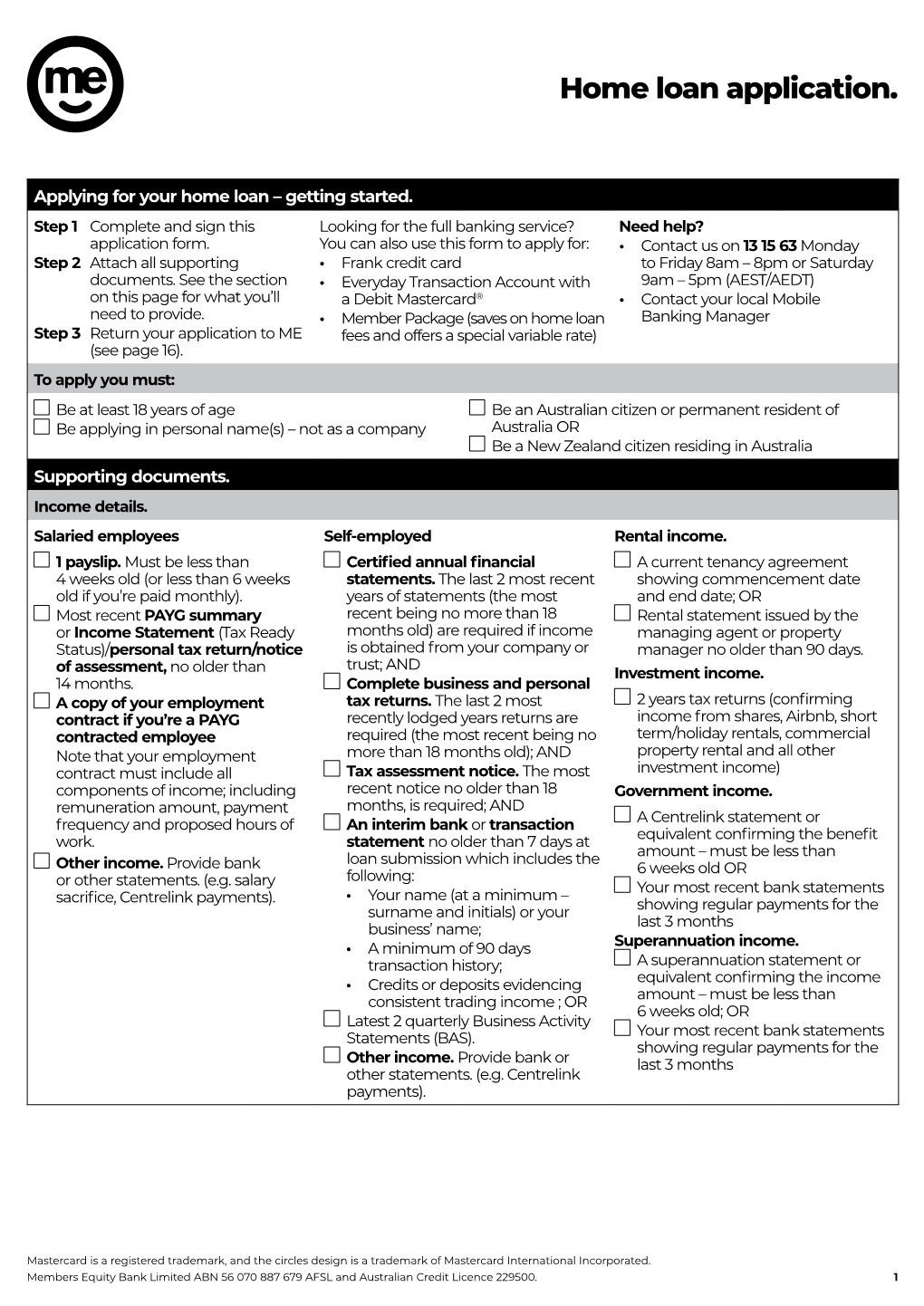 Home Loan Application