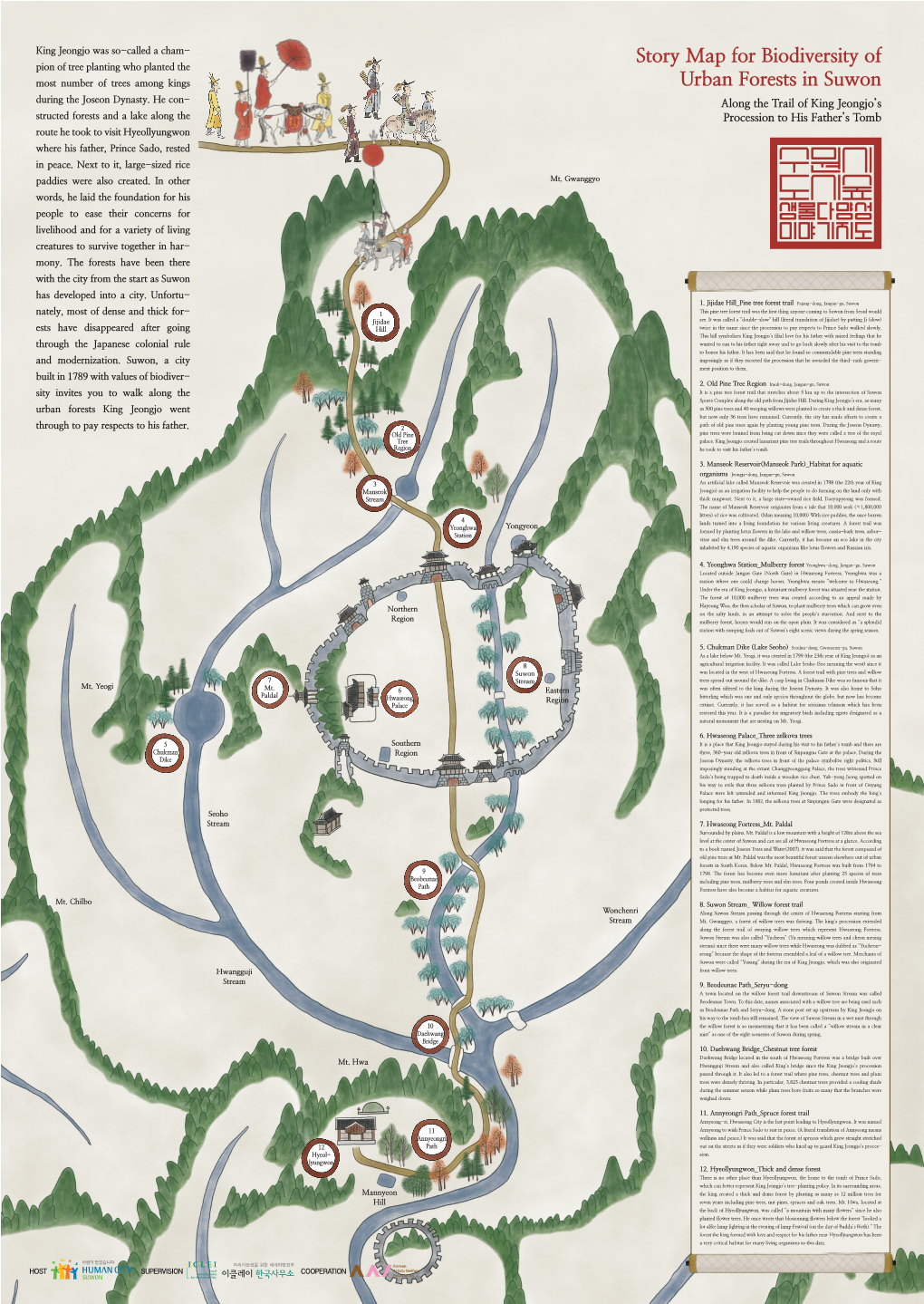 Story Map for Biodiversity of Urban Forests in Suwon