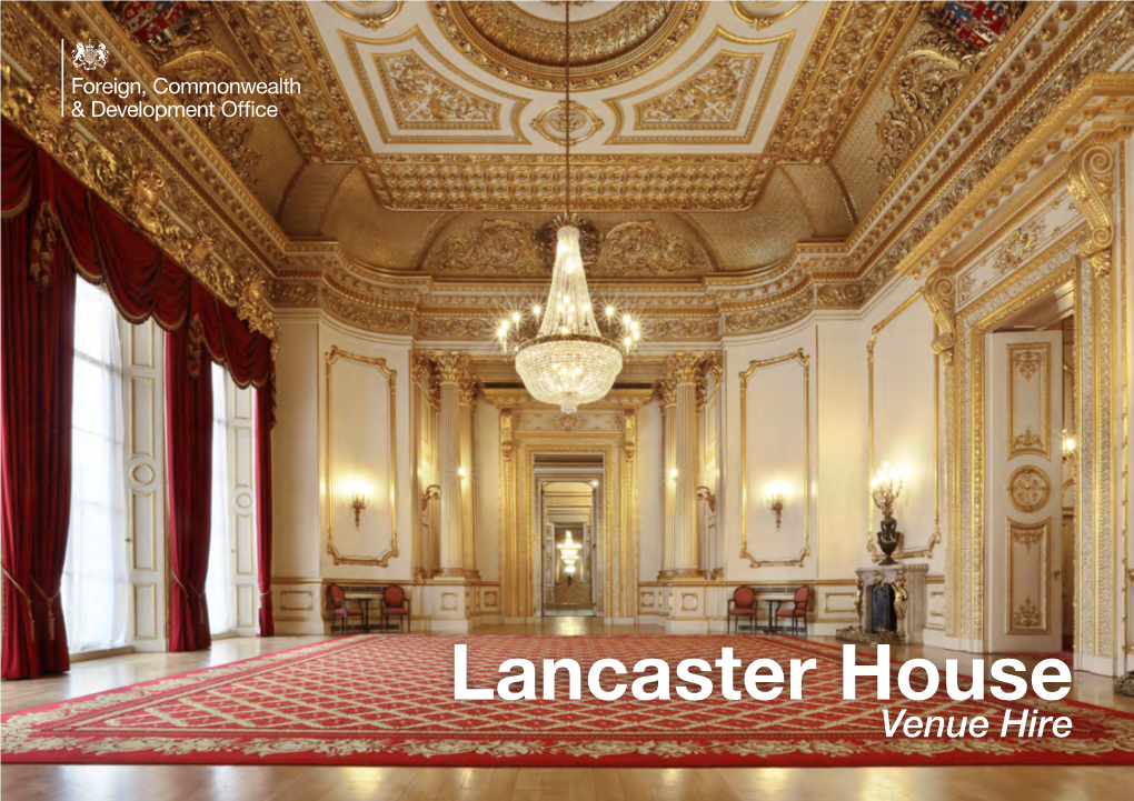 Lancaster House Venue Hire