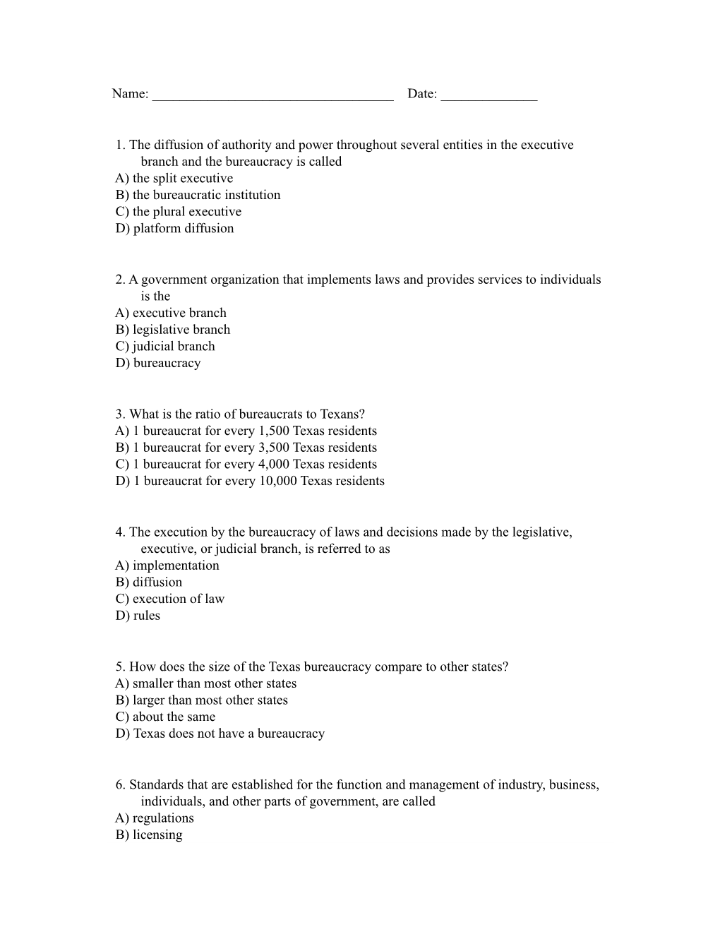 Chapter 9 Quiz