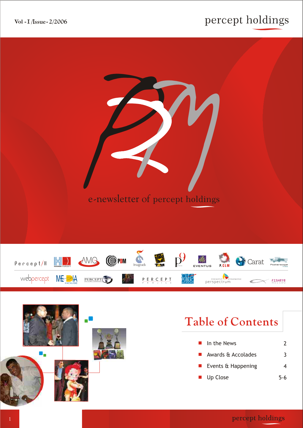 P2m Percept Newsletter