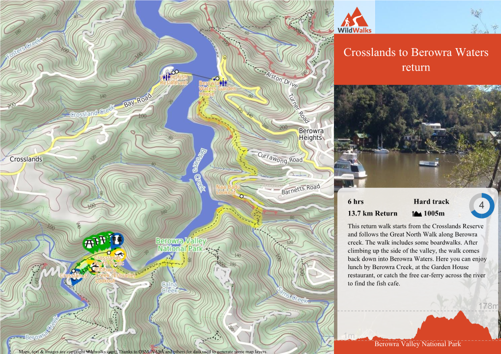 Crosslands to Berowra Waters Return