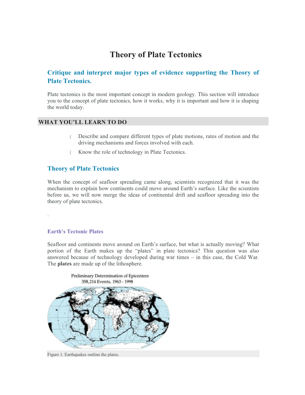 PLATE TECTONICS.Docx