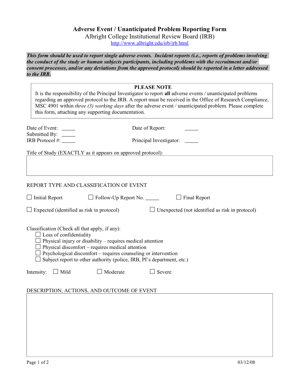 Application for Exemption Certification