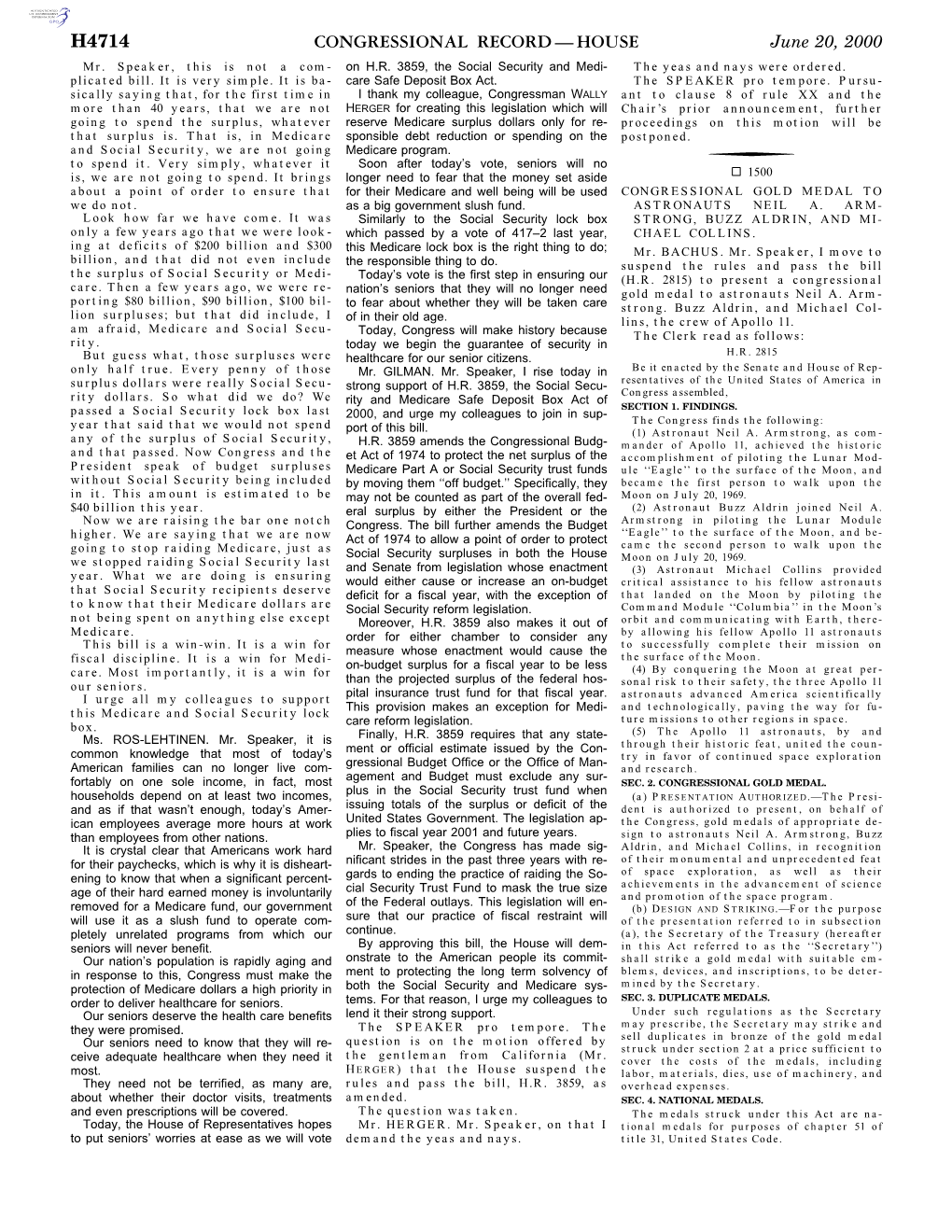 Congressional Record—House H4714