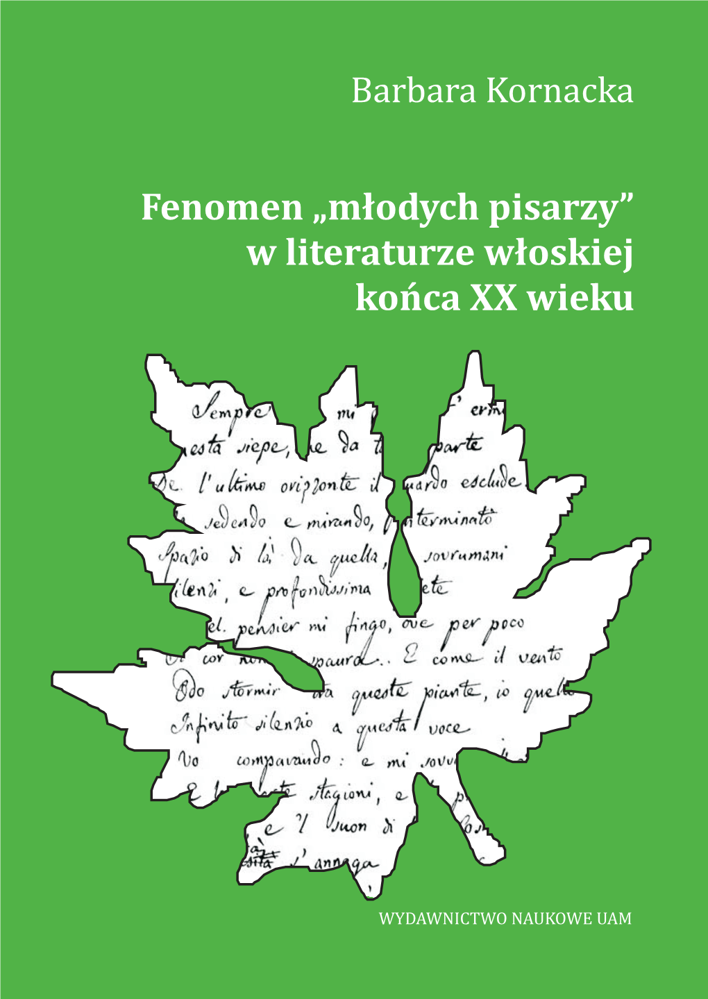 Młodzi Pisarze” Lat Osiemdziesiątych