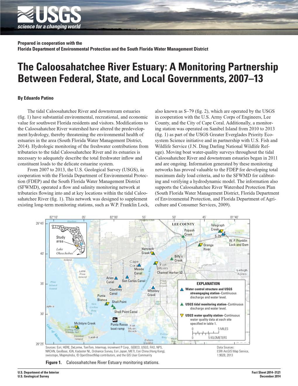 The Caloosahatchee River Estuary: a Monitoring Partnership Between Federal, State, and Local Governments, 2007–13