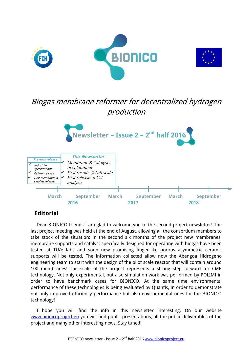 Biogas Membrane Reformer for Decentralized Hydrogen Production