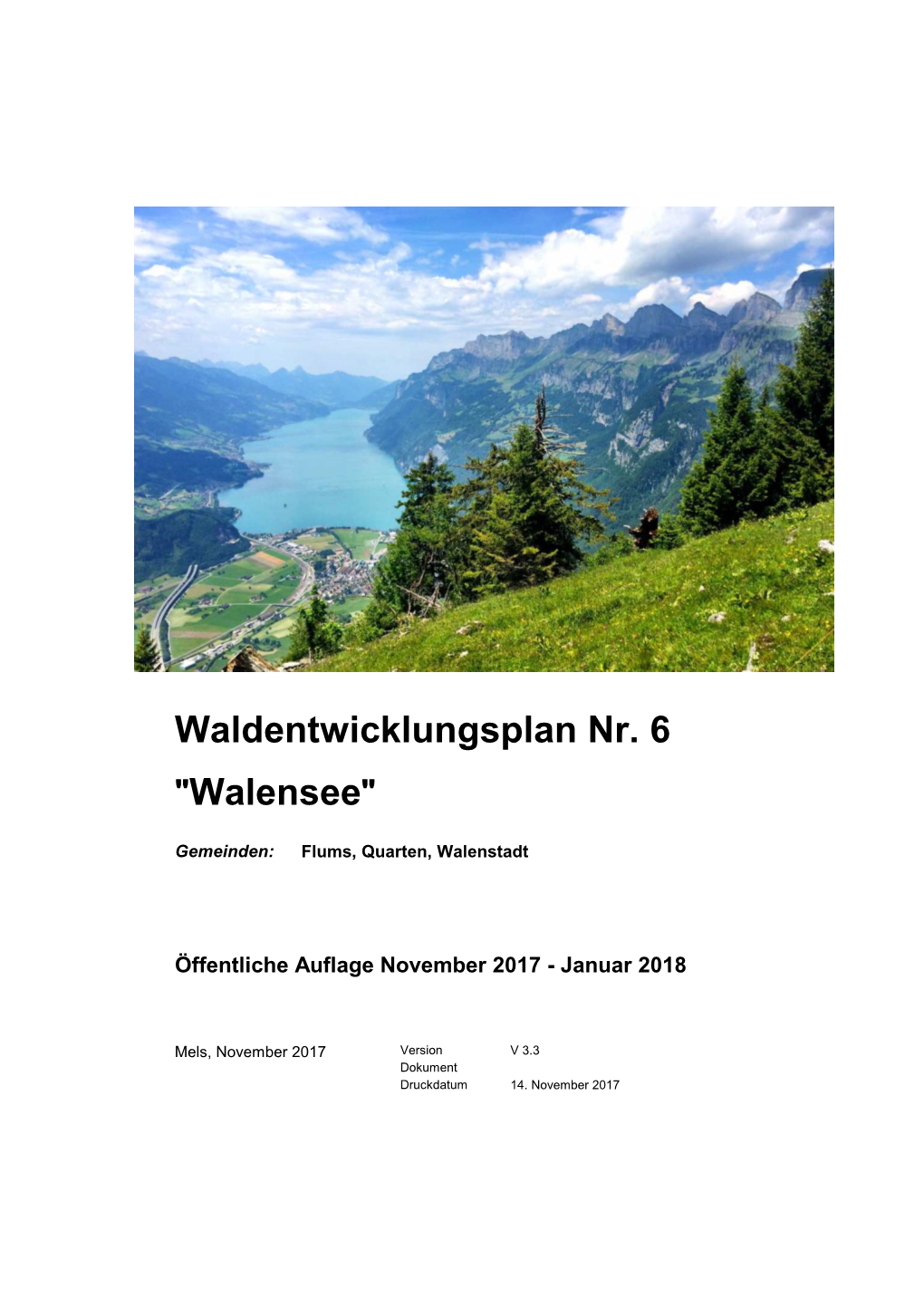 Waldentwicklungsplan Nr. 6 