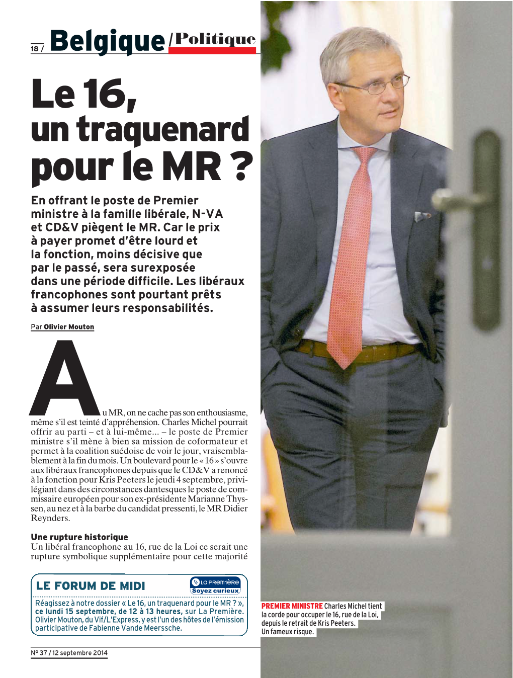 Le 16, Pour Le MR ?