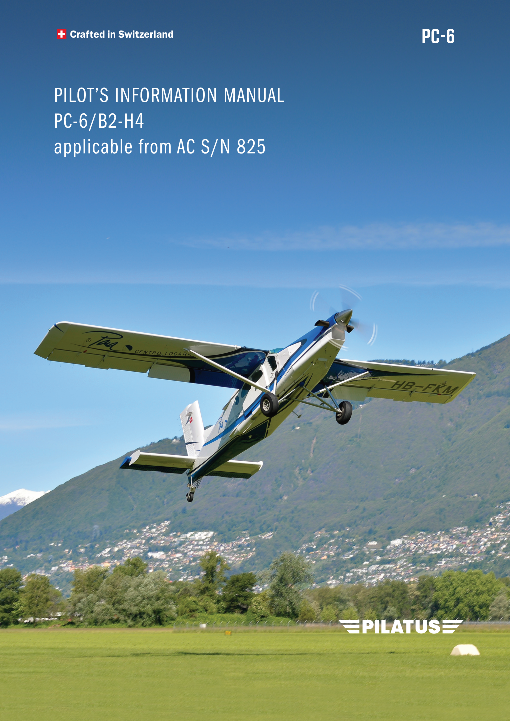 PC-6/B2-H4 Airplane Flight Manual Doc. No. 1820 at Revision 8