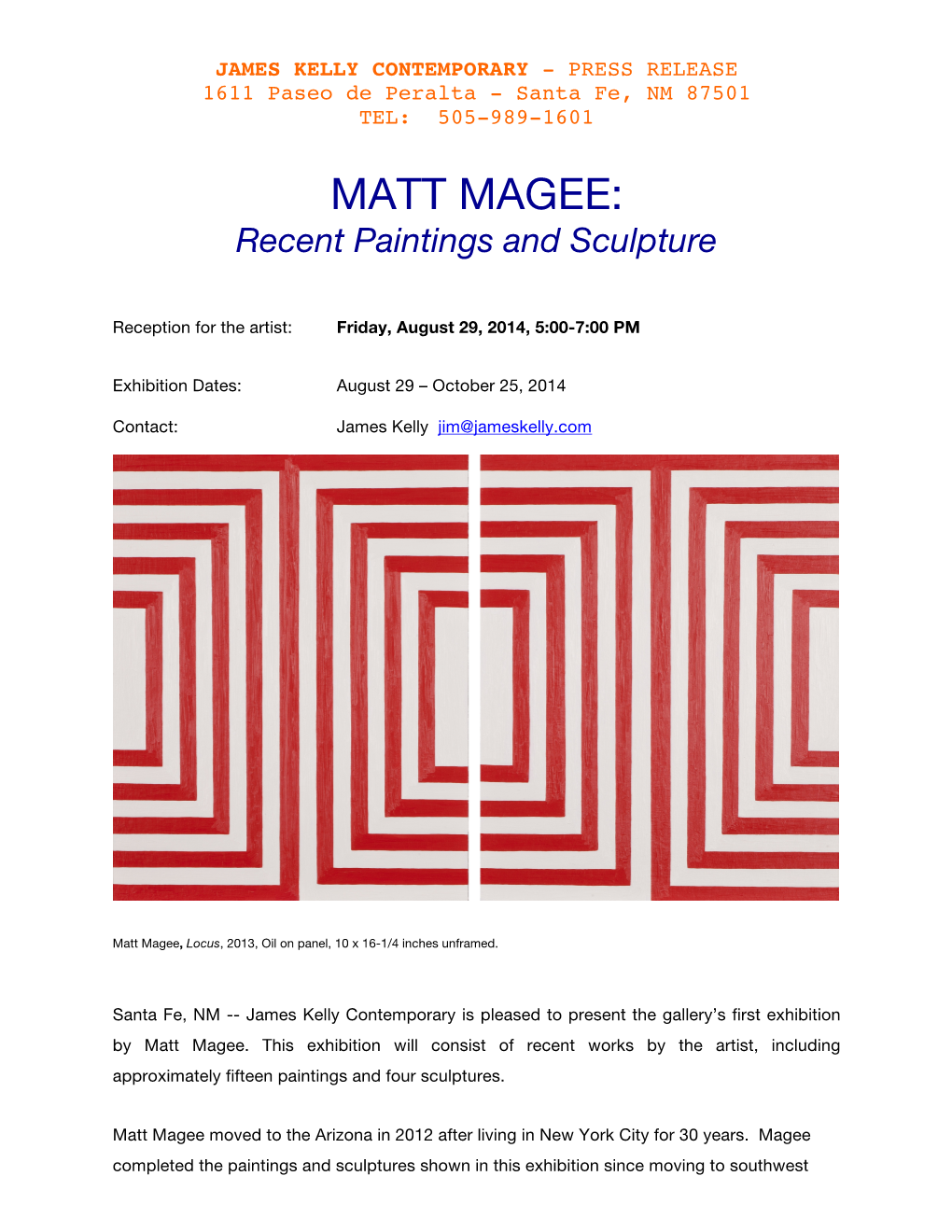 Magee E-Mail PR