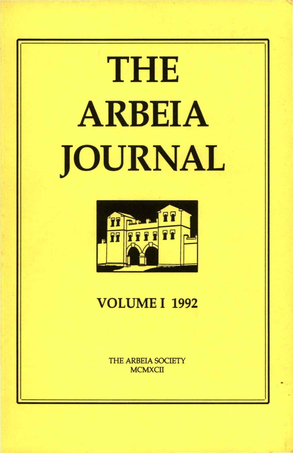 Arbeia Journal 1