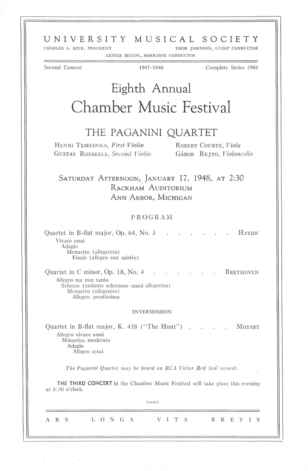 Chamber Music Festival