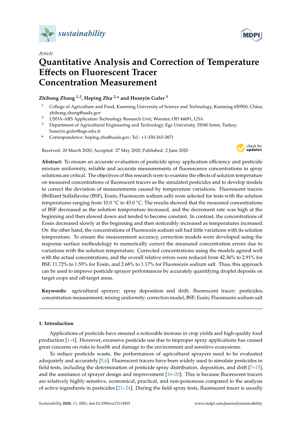 Quantitative Analysis and Correction of Temperature Effects On