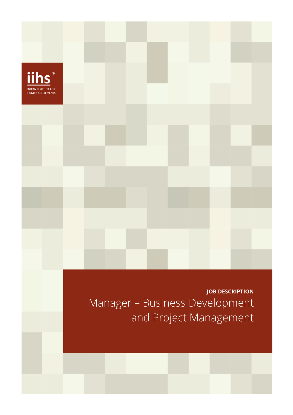 Business Development and Project Management 4 Manager – Business Development and Project Management