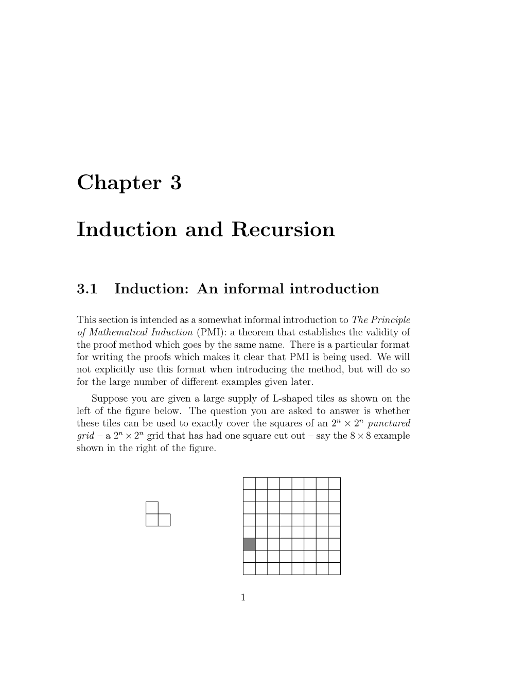 Chapter 3 Induction and Recursion